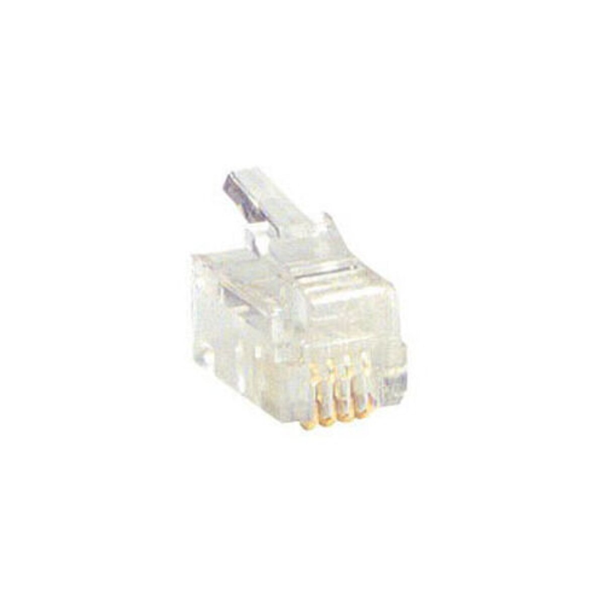 RJ12 6C Modular Connectors For Flat Cable 10 Pcs.